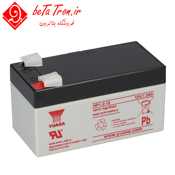قیمت باتری شارژی خشک سیلد اسید 12 ولت 1.2 آمپر