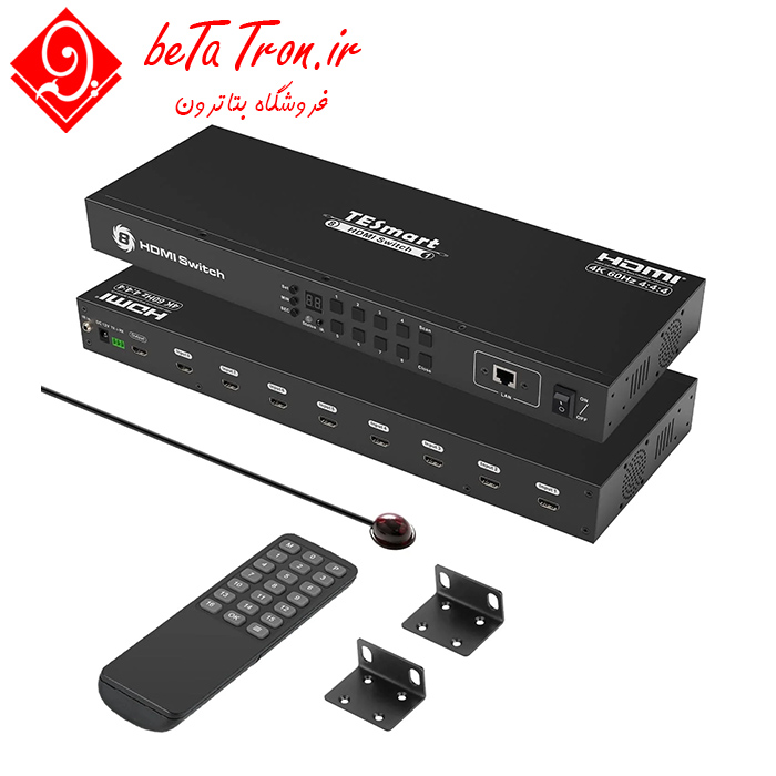 قیمت سوییچ 8 به 1 HDMI TESmart با پورت LAN مدل 4K@60Hz