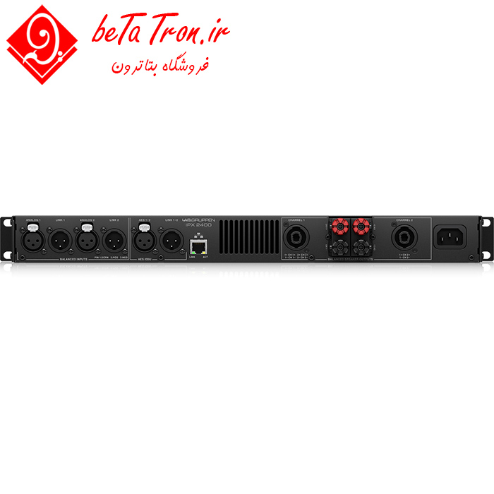 قیمت پاور آمپلی فایر لب گروپن 2400 / Lab Gruppen IPX 2400 7 پنل پشتی و اتصالات لب گروپن IPX 2400