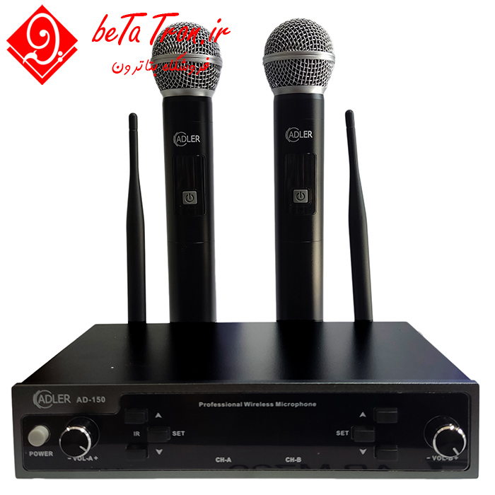 قیمت میکروفون بی سیم ادلر 150 دو دسته
